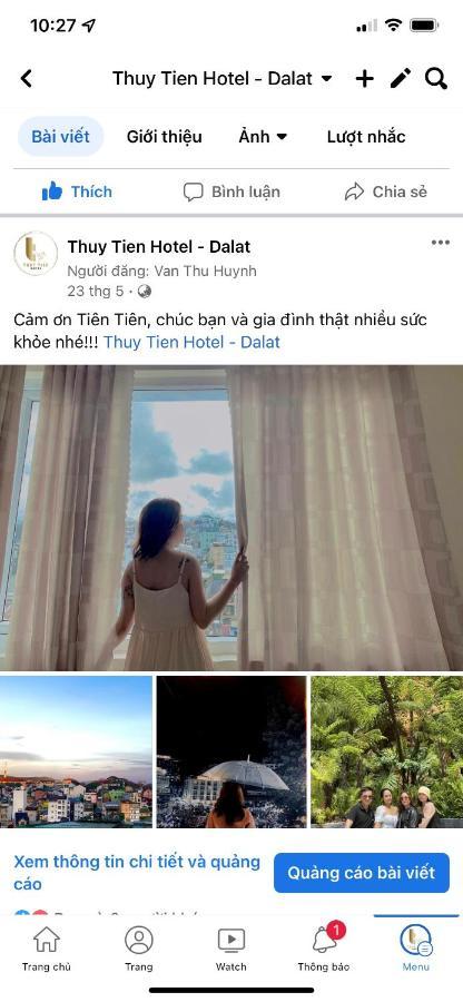 Hotel Khach San Thuy Tien Đà Lạt Exterior foto